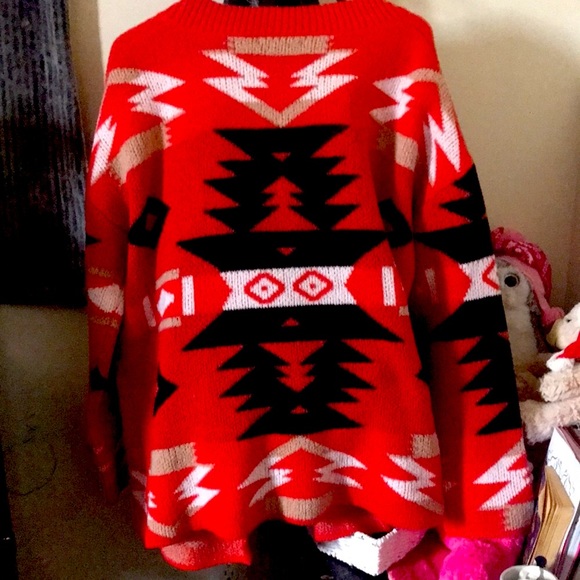 Native design cardigan - Picture 2 of 2